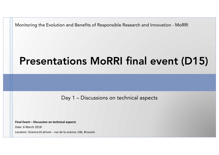 presentations morri final event d15