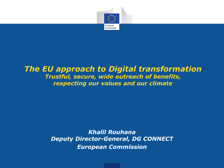 the eu approach to digital transformation