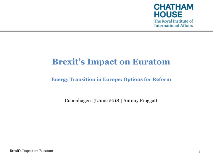brexit s impact on euratom