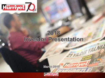 Strong Foreign Currency Position  Paid Capital Increase After 9 Years  300.8 mio TL Gain From Sale