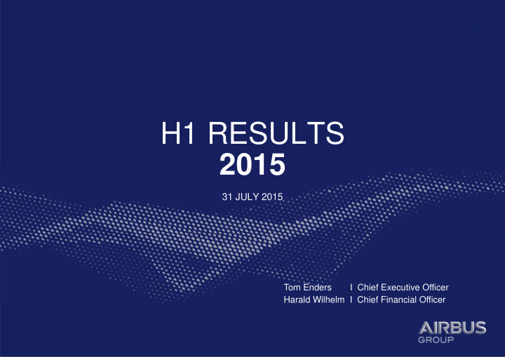 h1 results 2015