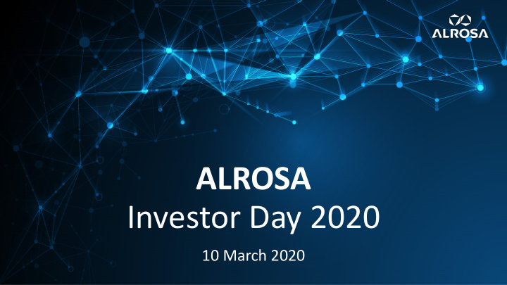 alrosa investor day 2020