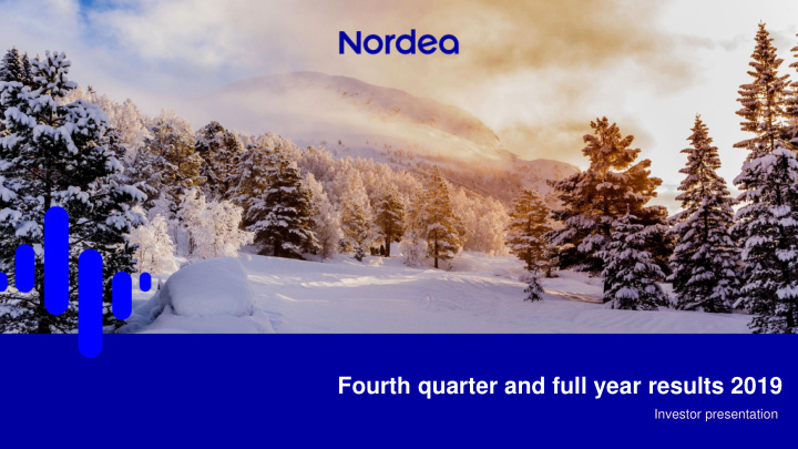fourth quarter and full year results 2019