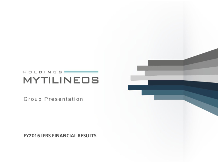 fy2016 ifrs financial results disclaimer