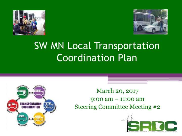 sw mn local transportation coordination plan
