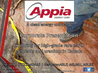 Forward Looking Statement  This Presentation contains forward-looking statements which may include