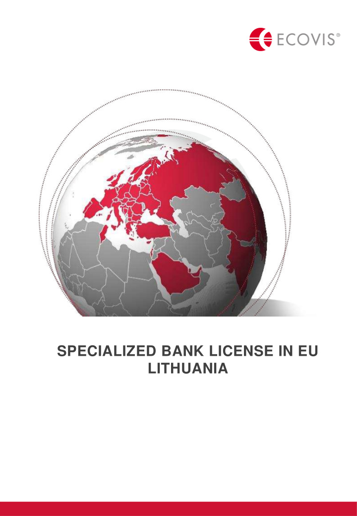 specialized bank license in eu