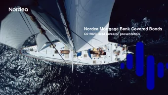 Nordea Mortgage Bank Covered Bonds  Q2 2020 Debt investor presentation  Table of contents  1. In
