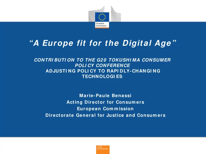 a europe fit for the digital age