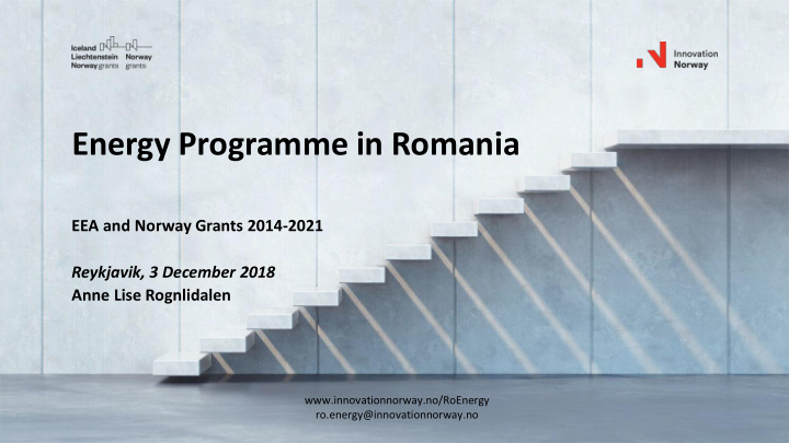 energy programme in romania
