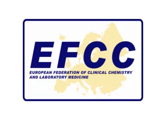 World organization  1955  European branch  1991  EU section  EFCC 2007  1993  www.efcclm.org