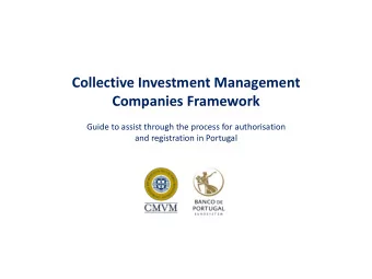 Companies Framework  Guide to assist through the process for authorisation  and registration in