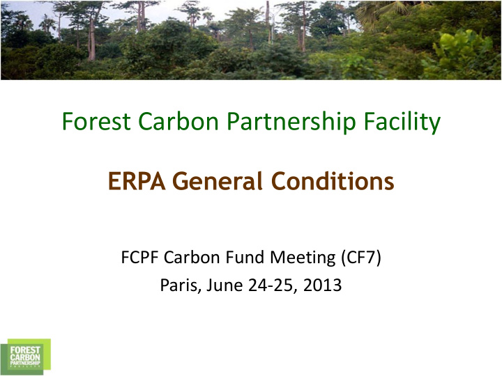 forest carbon partnership facility