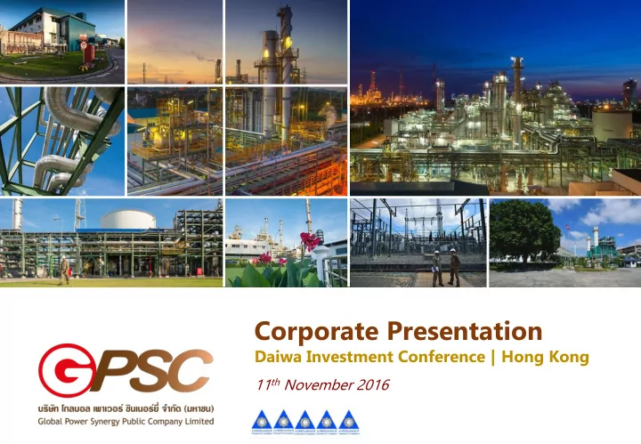 corporate presentation