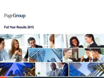 Full Year Results 2015  3  2015 Group Financial Highlights  2015  vs 2014  constant  Gross Profit