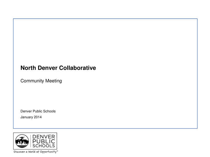 north denver collaborative