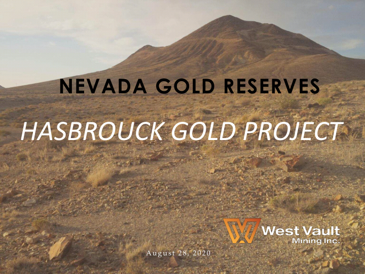 hasbrouck gold project