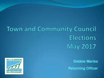 Returning Officer  1 Whos who  The Returning Officer and Electoral Registration Officer is