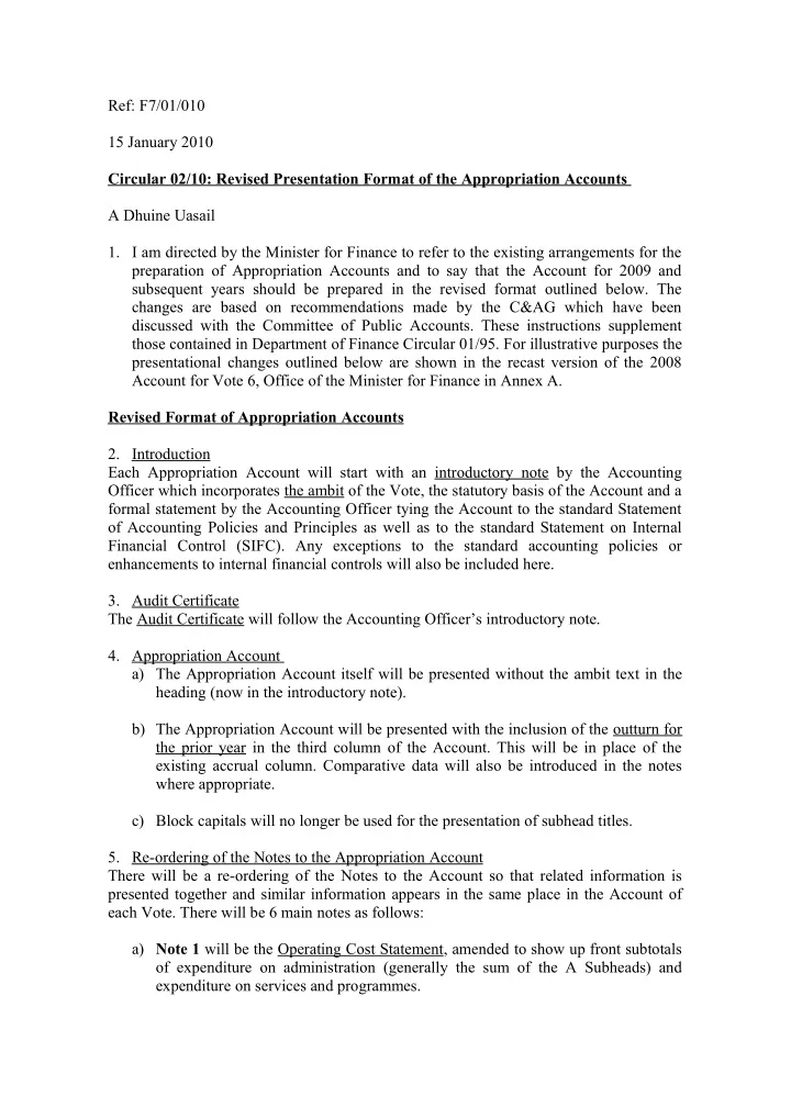 ref f7 01 010 15 january 2010 circular 02 10 revised
