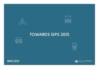 Pitching the GPS at the right level  The GPS    Main lever to ensure that the land transport