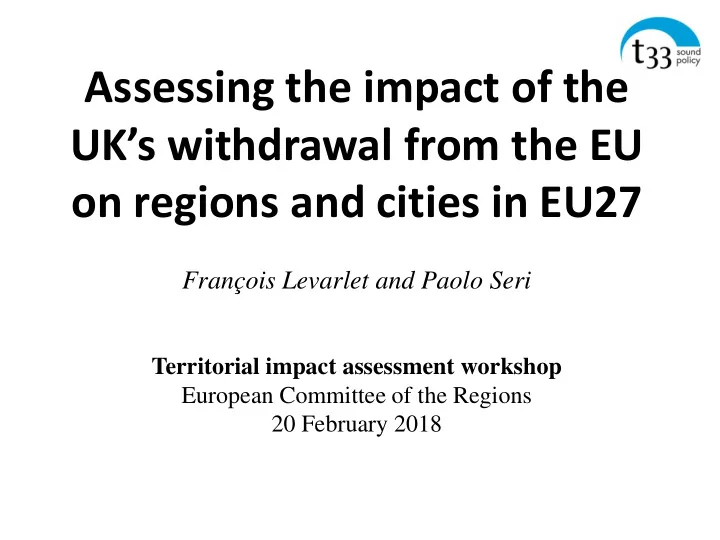 assessing the impact of the