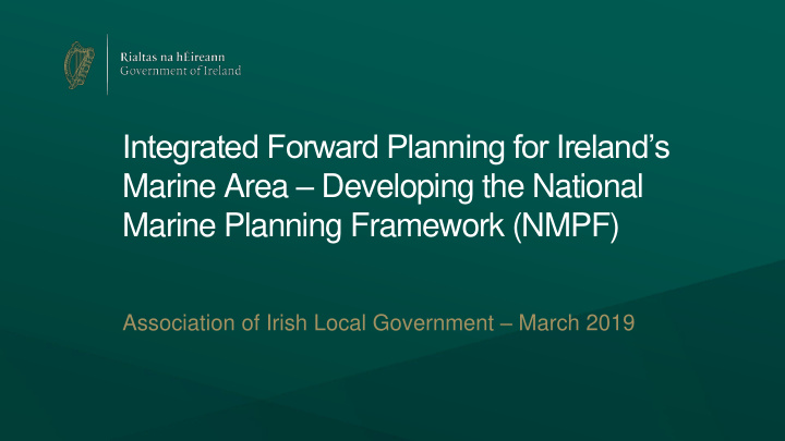 marine planning framework nmpf