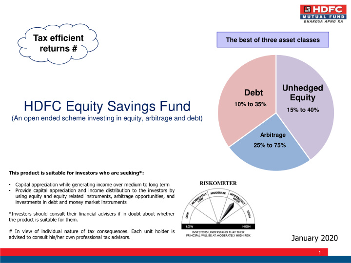 hdfc equity savings fund