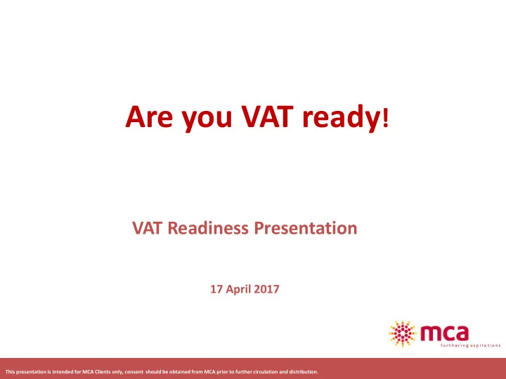 gcc vat framework