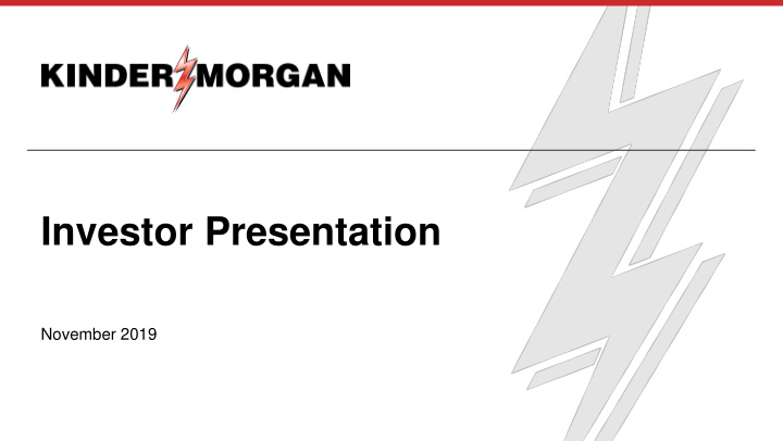 investor presentation