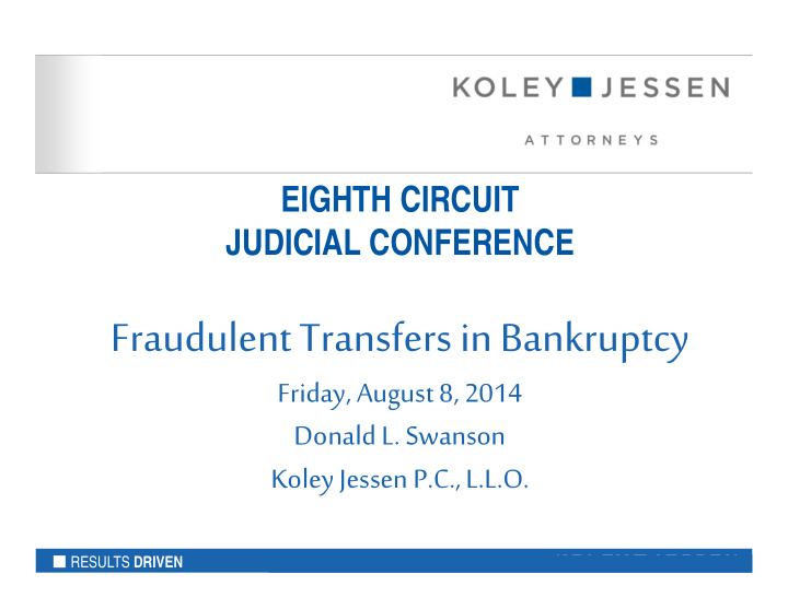 eighth circuit judicial conference friday august 8 2014