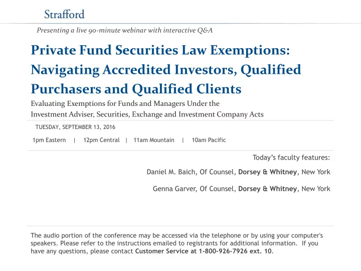 purchasers and qualified clients