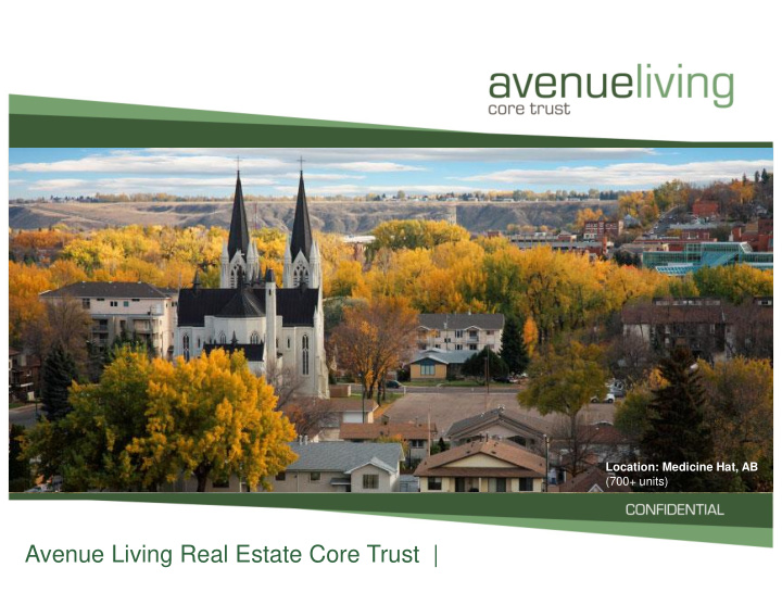 avenue living real estate core trust disclaimer and