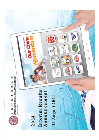 Interim  Results  Announcem ent  14 August 20 14  20 14  FORWARD-LOOKI NG STATEMENTS  Certain