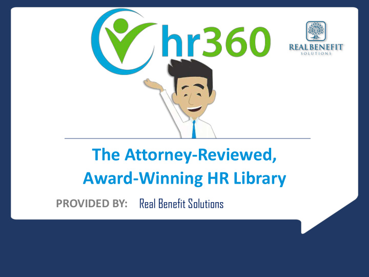 the attorney reviewed award winning hr library
