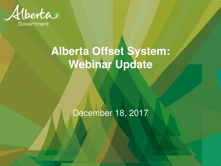 alberta offset system webinar update