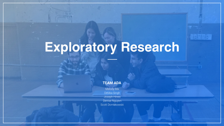 exploratory research