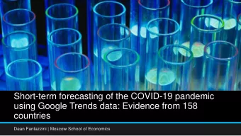 Short-term forecasting of the COVID-19 pandemic  using Google Trends data: Evidence from 158