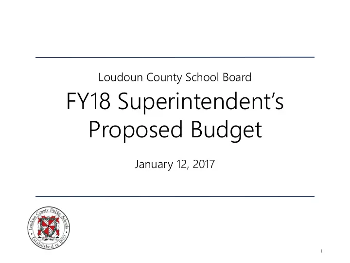 fy18 superintendent s
