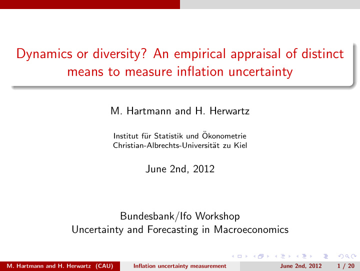 dynamics or diversity an empirical appraisal of distinct