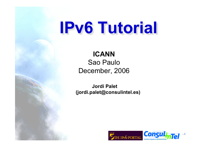 ipv6 tutorial