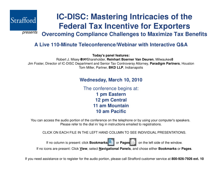 ic disc mastering intricacies of the federal tax