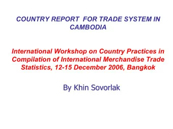 By Khin  Khin Sovorlak  Sovorlak  By  Welcome to Cambodia  Welcome to Cambodia  Lets look more