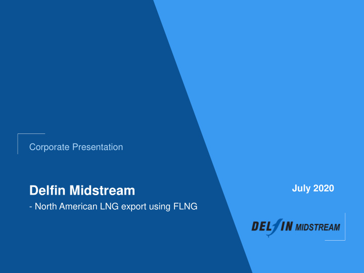 delfin midstream