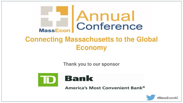 connecting massachusetts to the global economy