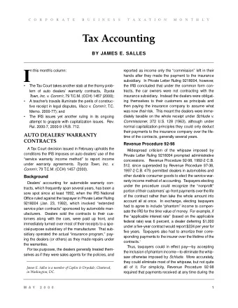 I  hands after they made the payment to the insurance  subsidiary.  In Private Letter Ruling