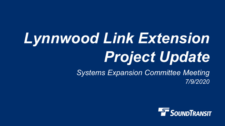 lynnwood link extension project update