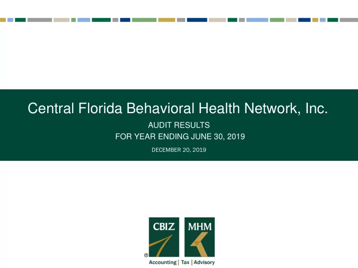 central florida behavioral health network inc