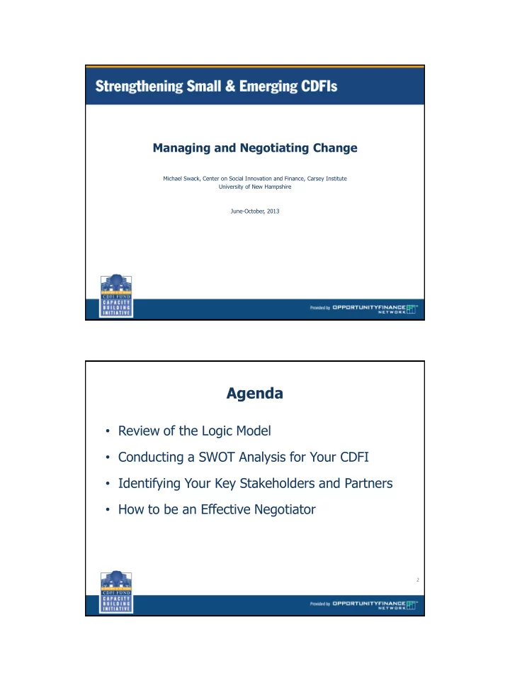 agenda