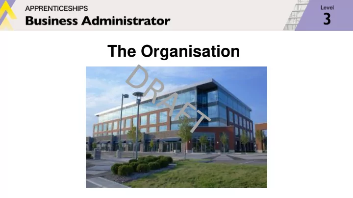 the organisation knowledge overview