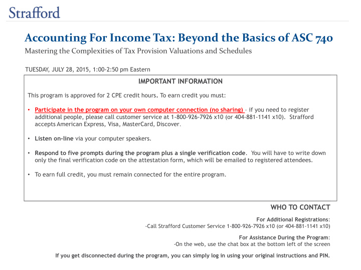 accounting for income tax beyond the basics of asc 740